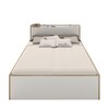 müller möbelwerkstätten - Nook - Lit une personne 120x220cm - blanc/sans matelas et sommier à latt