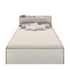 müller möbelwerkstätten - Nook - Lit une personne 120x220cm - blanc/sans matelas et sommier à latt