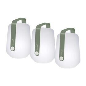 Fermob - Set de 3 lampes LED Balad avec batterie H 12cm