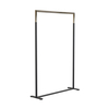 FROST - Bukto Wardrobe 100cm - black-gold/WxHxD 102,8x150x30cm