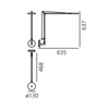 Artemide - Demetra Parete LED Wandleuchte - Strichzeichnung