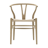 Carl Hansen - Carl Hansen Wishbone CH24 - Fauteuil - chêne/savonné/tresse naturel