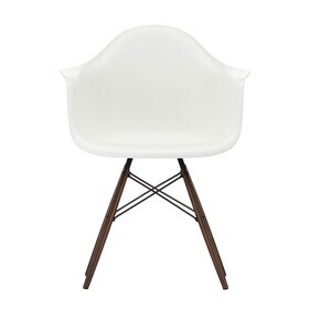 Vitra - Eames Plastic Armchair DAW donker esdoorn