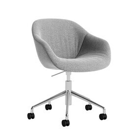 HAY - About a Chair AAC 253 Soft Swivel Chair Polished Base