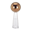 Tom Dixon - Tank Stem Vase - kupfer/transparent/mundgeblasen/H 29cm/Ø 11cm