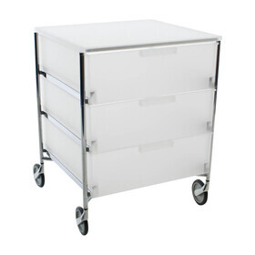 Kartell - Mobil 3 Container mit Rollen