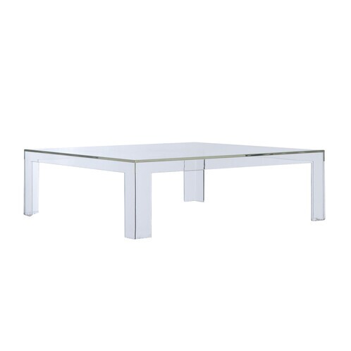 Kartell - Invisible Table - Table basse - clair comme du cristal/transparent/LxPxH 100x100x31.5cm