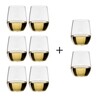 Riedel - O Wine White Wine Glass Gift Set 6+2 - transparent/H 9,6cm, 320ccm/2 wine glasses for free