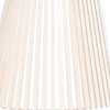Secto Design - Owalo 7000 - Suspension LED - blanc/laminé/2800K/1000lm/câble transparent