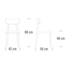 Thonet - Thonet 118 - Chaise - dessin au trait