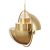 Gubi - Multi-Lite Suspension Lamp Brass - brass/Ø 36cm/cable gold