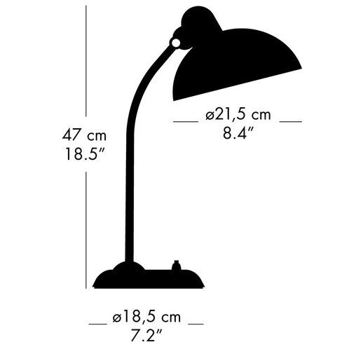Fritz Hansen Kaiser Idell™ 6556-T Table Lamp | AmbienteDirect