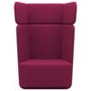 Softline - Basket Sessel mit hohem Rücken - violett/Stoff Filz 629/BxHxT 95x126x74cm