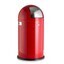 Wesco - Pushboy Abfalleimer 50L - rot/edelstahl/H:75.5cm x Ø40cm/50L