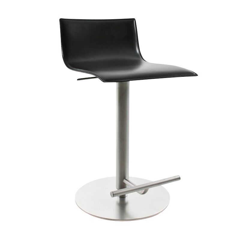 Lapalma Thin S24 Bar Stool Seat Leather, Picture Of A Bar Stool Seat