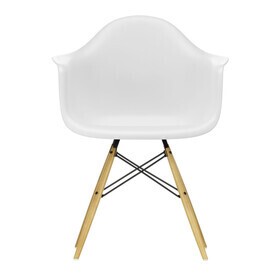 Vitra - Eames Plastic Armchair DAW RE gouden esdoorn