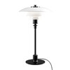 Louis Poulsen - PH 2/1 - Lampe de table - opalin/noir métallisé/brillant/Ø20cm/H 35.5cm/Nouveau design !