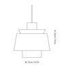 &tradition - Utzon Pendant JU1 - Suspension - dessin au trait