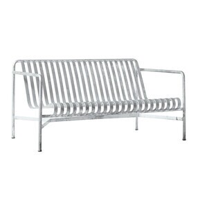 HAY - Palissade Outdoor Lounge Sofa Hot Galvanised