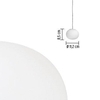 Flos - Mini Glo Ball S - Suspension - dessin au trait