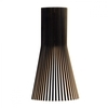 Secto Design - Secto 4231 - Applique Murale - noir/laminé/incl. ampoule LED 2800K/470lm/câble blanc