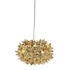 Kartell - Bloom Kugel S2 Pendelleuchte - gold/glänzend/Größe 1/H x Ø: 19 x 28cm