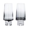 Tom Dixon - Tank High Ball - Glas set van 2 - zwart/mond geblazen/H 16.5cm/Ø 8cm