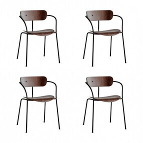 &Tradition - Pavilion AV2 armleunstoel set van 4