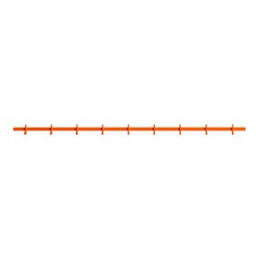 String - Relief hakenrek 123cm