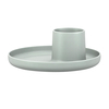 Vitra - O-Tidy Behälter mit Tablett - himmelgrau/Behälter Ø7.5cm/H 8cm/Ø 22cm