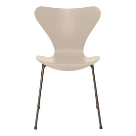 Fritz Hansen - Serie 7™ Stuhl gefärbte Esche Braun Bronze