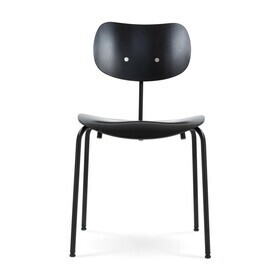 Wilde + Spieth - Chaise structure noir Eiermann SE 68 SU