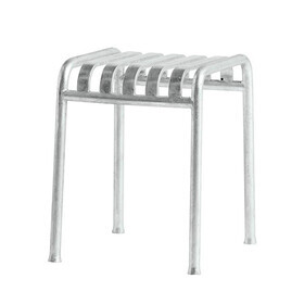 HAY - Tabouret de jardin Palissade galvanisé