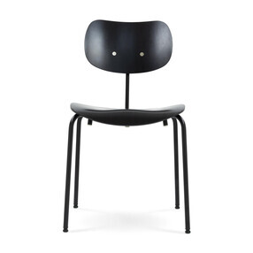 Wilde + Spieth - Chaise structure noir Eiermann SE 68 SU