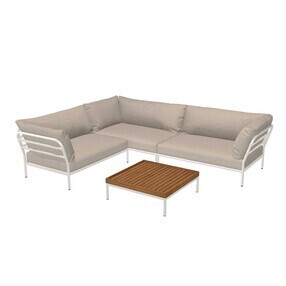 HOUE - Level 2 loungeset 7 onderstel gedempt wit