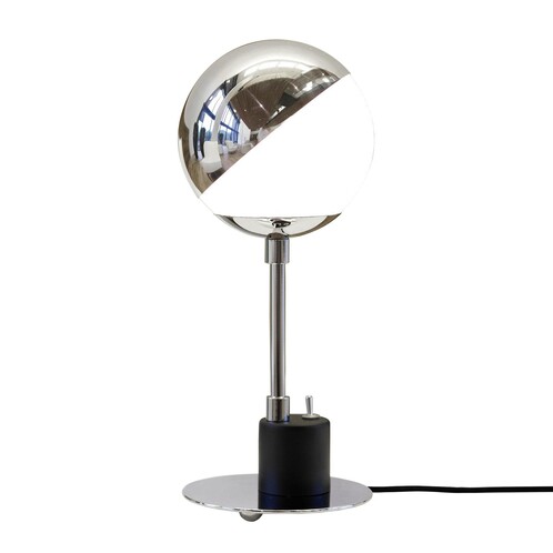 Lampe Tactile Noir Et Chrome H 28 Cm - Lampe de chevet BUT