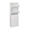Jan Kurtz - Double Berry 4 Shoe Cabinet - white/50x150x22cm/for approx. 16 pair shoes