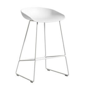 HAY - About a Stool AAS 38 2.0 Barhocker niedrig Gestell weiß