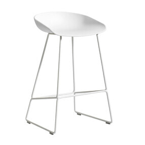 HAY - About a Stool AAS 38 2.0 Barhocker niedrig Gestell weiß