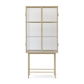Ferm Living - Haze Vitrine Cabinet Reeded Glass