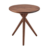 Thonet - Thonet 1025 - Table basse - noyer/Ø x H: 45 x 48cm/Taille 1