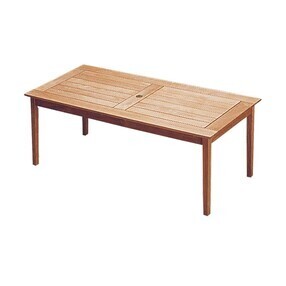 Fritz Hansen - Table de jardin 190 Skagerak Drachmann 190x86x72cm
