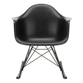 Vitra - Eames Plastic Armchair RAR RE schommelstoel zwart