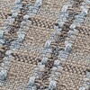 GAN - Garden Layers Small Roll Checks - Kussen - blauw/handweefgetouw/78x25x25cm lxbxh