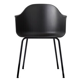 Audo - Chaise avec accoudoirs Harbour acier noir