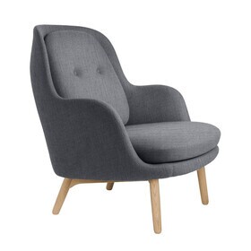 Fritz Hansen - Fri™ JH5 fauteuil onderstel eiken