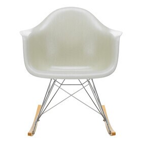 Vitra - Eames Fiberglass RAR schommelstoel onderstel verchroomd