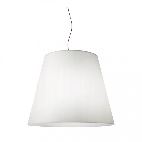 Fontana Arte - Amax Pendelleuchte - weiß/Polyethylen/H: 44 x Ø47cm