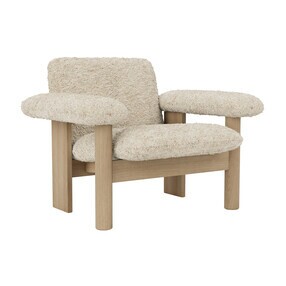 Audo - Chaise longue Brasilia peau de mouton