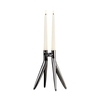 Kartell - Abbracciaio - Bougeoir - gris métallique/brillant